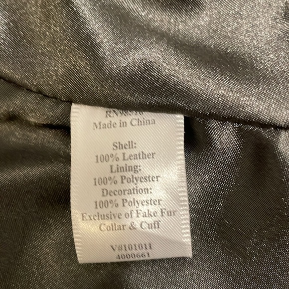 COLDWATER CREEK gray Leather SUEDE sz 22 Women’s JACKET. EUC Lots of Details! - Picture 12 of 12